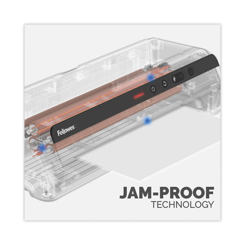 Image of Fellowes® 5746301 Jupiter 125 Laminator, 6 Rollers, 12.5 Max Document Width, 10 mil Max Document Thickness