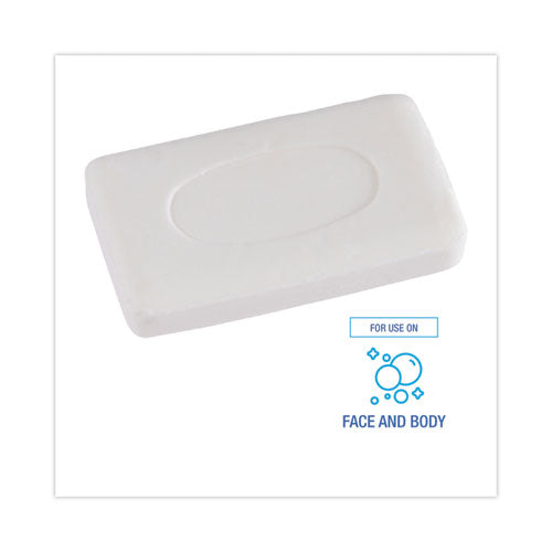 Image of Boardwalk® BWKNO3SOAP Face and Body Amenity Soap, Paper Wrapped, Floral Scent, # 3 Bar, 144/Carton