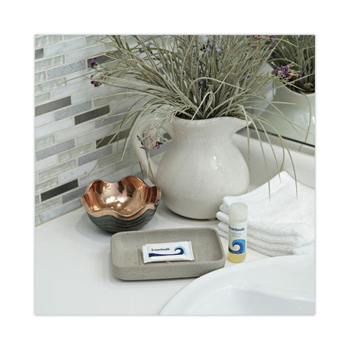 Image of Boardwalk® BWKNO12SOAP Face and Body Amenity Soap, Flow Wrapped, Floral Scent, # 1/2 Bar, 1,000/Carton