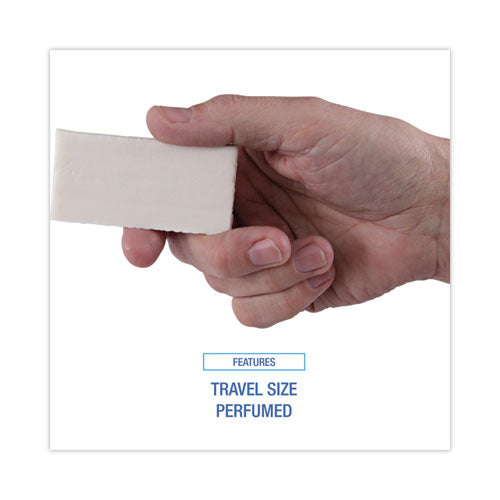 Image of Boardwalk® BWKNO15SOAP Face and Body Amenity Soap, Flow Wrapped, Floral Scent, # 1 1/2 Bar, 500/Carton