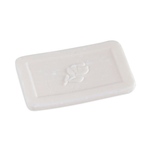 Image of Boardwalk® BWKNO34SOAP Face and Body Amenity Soap, Flow Wrapped, Floral Scent, # 3/4 Bar, 1,000/Carton