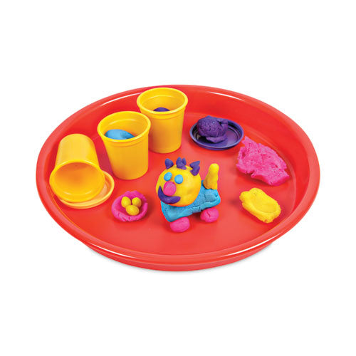 Image of deflecto® Little Artist's Antimicrobial Craft Tray, 13" Dia., Red