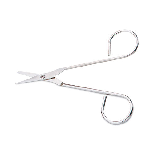 Image of First Aid Only FAE-6004 Scissors, 4.5" Long, Straight Nickel Handle