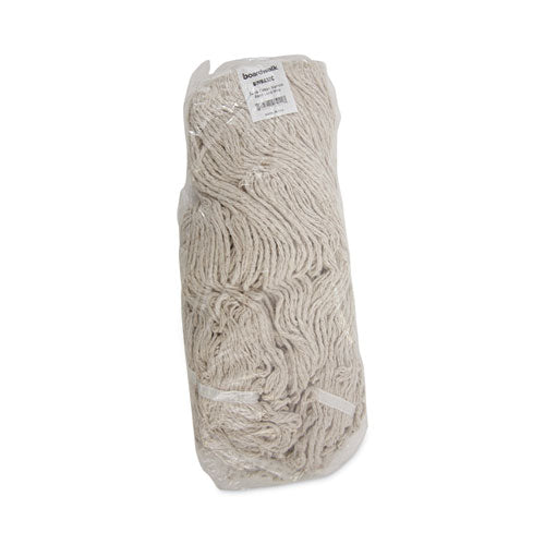 Image of Boardwalk® BWK432C Mop Head, Pro Loop Web/Tailband, Premium Standard Head, Cotton, 32 oz, White