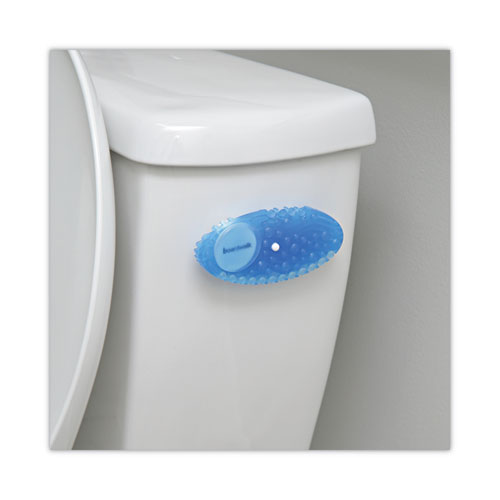 Image of Boardwalk® CURVP010I060M06AAS8100 Curve Solid Air Freshener, Cotton Blossom, Blue, 10/Box, 6 Boxes/Carton