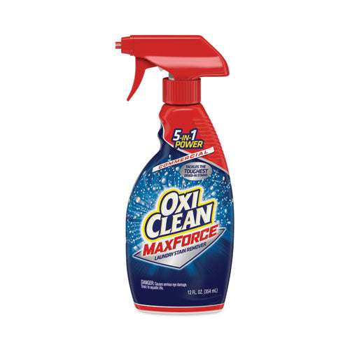 Image of OxiClean 57037-00070 Max Force Laundry Stain Remover, 12 Oz Spray Bottle