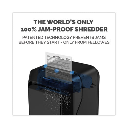 Image of Fellowes® 5015201 Powershred LX210 Micro-Cut Shredder, 16 Manual Sheet Capacity, Black