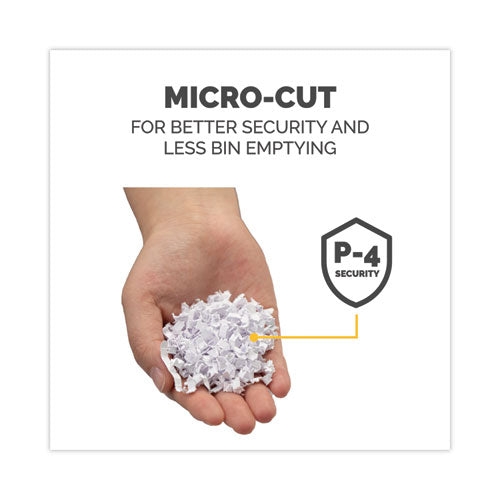 Image of Fellowes® 5015201 Powershred LX210 Micro-Cut Shredder, 16 Manual Sheet Capacity, Black