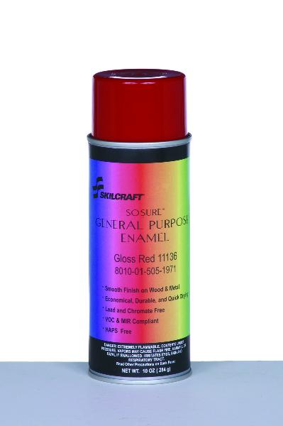 So-Sure Aerosol Paint, Gloss Red 11136