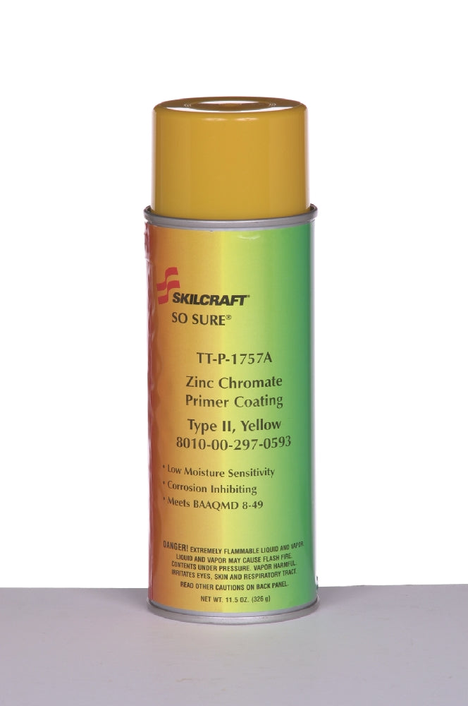 So-Sure Aerosol Primer Paint, Clear Yellow