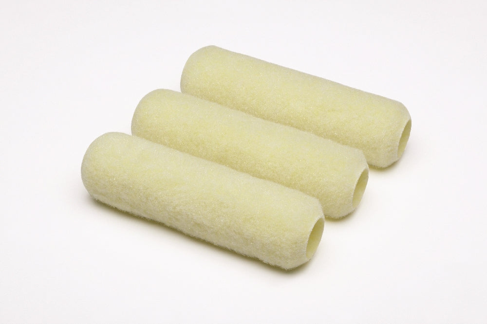 Image of SKILCRAFT® Paint Roller Cover, Knit Fabric, 1/2" Nap, 9", Yellow