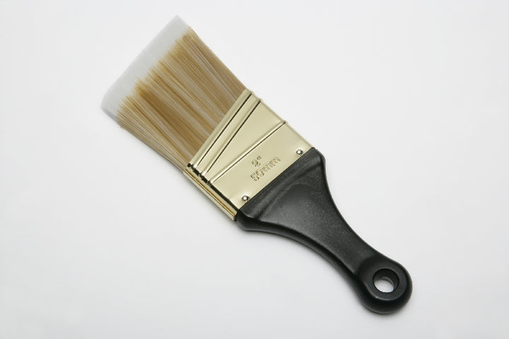 Image of SKILCRAFT® Angle Sash Wide Paint Brush, 2" Wide Angle Sash, 3" Short Handle