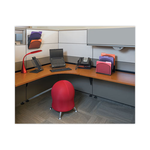 Image of Safco® 5652BL Onyx Mesh Wall Pockets, 3 Sections, Letter Size, 12" x 3.25" x 17.25", Black