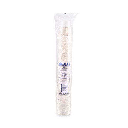 Image of SOLO® RP12SP-J8000 Double Sided Poly (DSP) Paper Cold Cups, 12 oz, Symphony Design, 80/Sleeve, 25 Sleeves/Carton