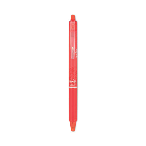 Image of Pilot® 31452 Frixion Clicker Erasable Gel Pen, Retractable, Fine 0.7 Mm, Red Ink, Red Barrel