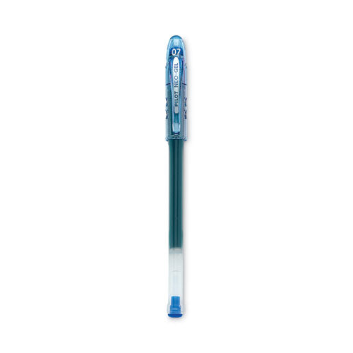 Image of Pilot® 14002 Neo-Gel Gel Pen, Stick, Fine 0.7 mm, Blue Ink, Translucent Blue Barrel, Dozen
