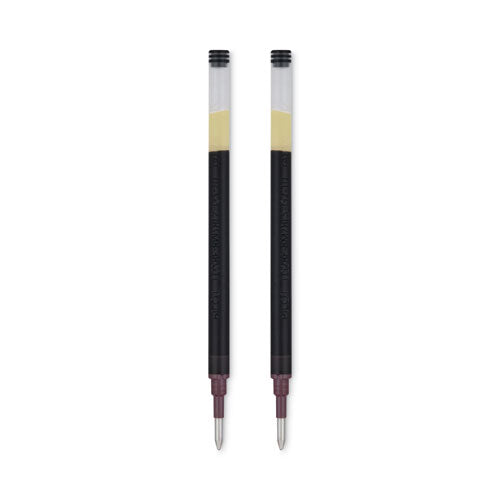 Image of Pilot® PIL77289 Refill For Pilot G2 Gel Ink Pens, Bold Conical Tip, Black Ink, 2/pack