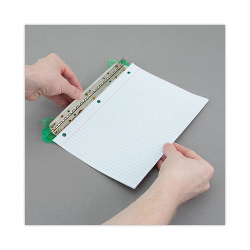 Image of McGill MCG600AS 6-Sheet Trident Binder Punch, Three-Hole, 1/4" Holes, Assorted Colors