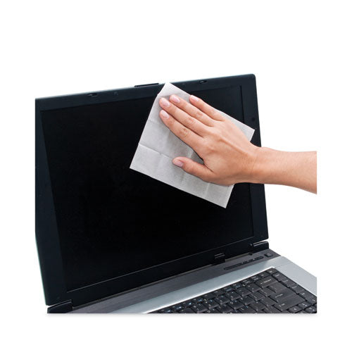 Image of Read Right® RR1305 Two Step ScreenKleen Wet and Dry Cleaning Wipes, 5 x 5, Unscented, 40/Box