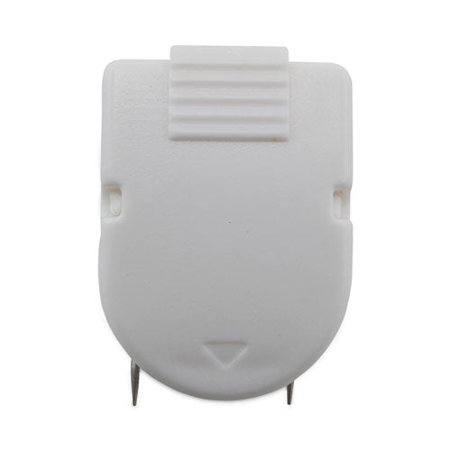 Image of Advantus 75301 Wall Clips for Fabric Panels, 40 Sheet Capacity, White, 20/Box