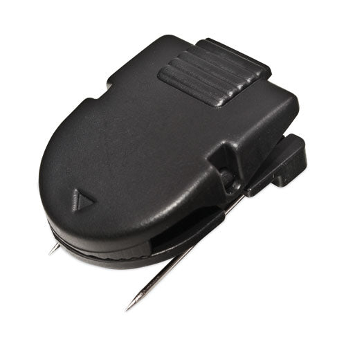 Image of Advantus 75344 Wall Clips for Fabric Panels, 40 Sheet Capacity, Black, 20/Box