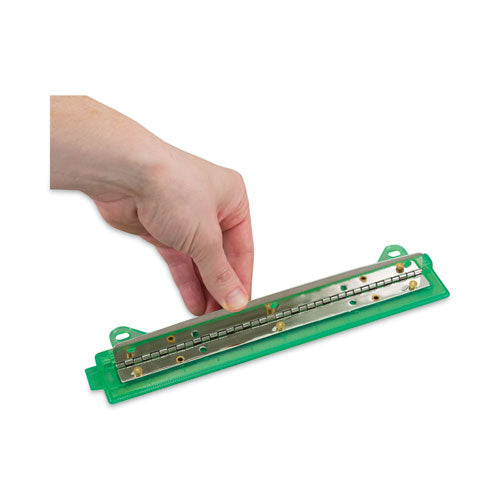 Image of McGill MCG600AS 6-Sheet Trident Binder Punch, Three-Hole, 1/4" Holes, Assorted Colors