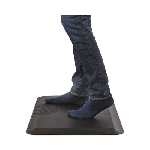 Image of Safco® 2110BL Anti-Fatigue Mat, Rectangular, Black Textured Surface, 20" x 30"