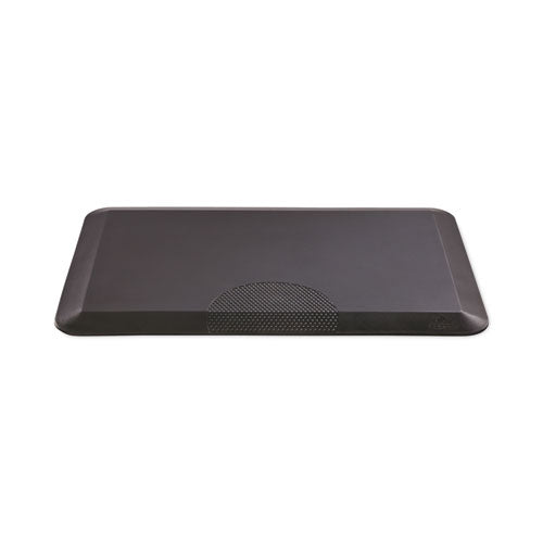 Image of Safco® 2110BL Anti-Fatigue Mat, Rectangular, Black Textured Surface, 20" x 30"