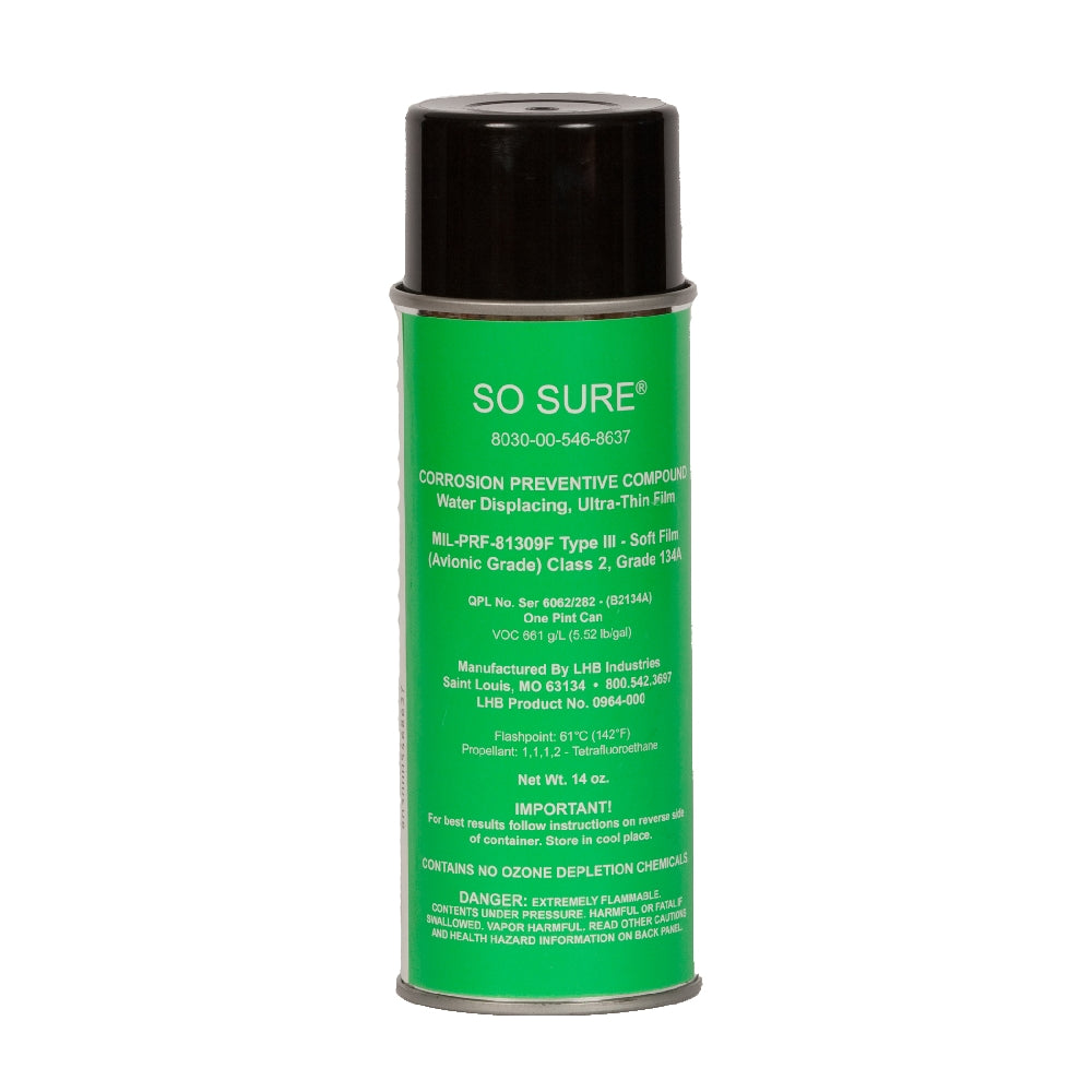Corrosion Preventative Compound, Interior/Protected, Type III, Class II, Grade 134A
