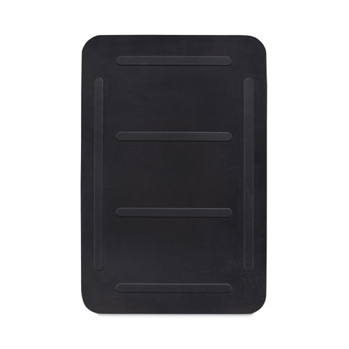 Image of Safco® 2110BL Anti-Fatigue Mat, Rectangular, Black Textured Surface, 20" x 30"