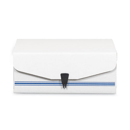 Image of Bankers Box® 48110 Liberty Binder-Pak, Letter Files, 9.13" X 11.38" X 4.38", White/blue