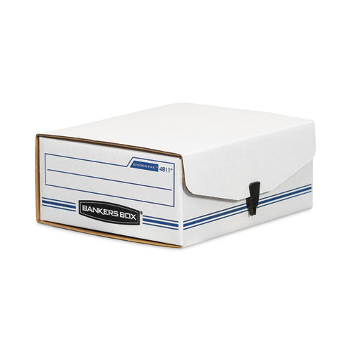 Image of Bankers Box® 48110 Liberty Binder-Pak, Letter Files, 9.13" X 11.38" X 4.38", White/blue