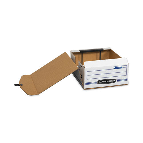 Image of Bankers Box® 48110 Liberty Binder-Pak, Letter Files, 9.13" X 11.38" X 4.38", White/blue