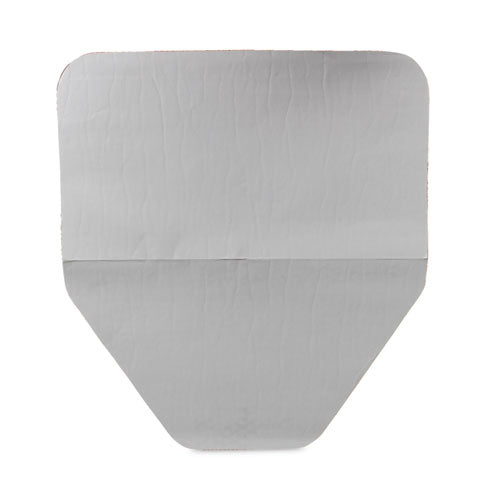 Image of TOLCO® 220209 Komodo Urinal Mat, Shield-Shaped, Gray Smooth Surface, 18" x 20", 6/Carton