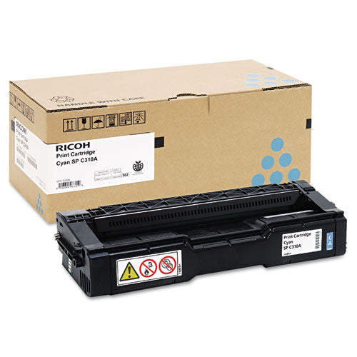 Image of Ricoh® 406345 406345 Toner, 2,500 Page-Yield, Cyan