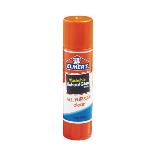 Image of Elmer's® E542 Washable School Glue Sticks, 0.24 Oz, Applies And Dries Clear, 4/pack