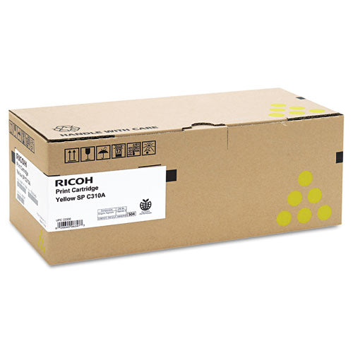 Image of Ricoh® 406347 406347 Toner, 2,500 Page-Yield, Yellow