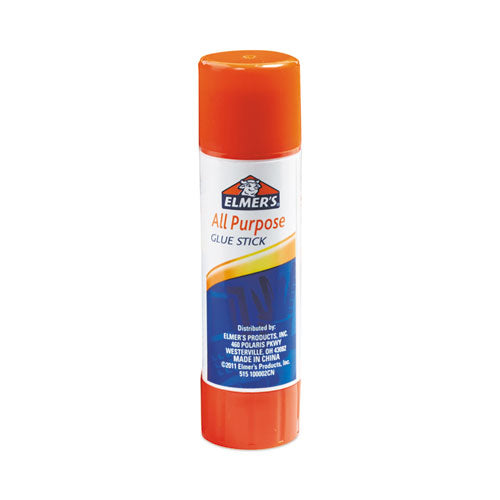 Image of Elmer's® E517 Disappearing Glue Stick, 0.77 Oz, Applies White, Dries Clear, 12/pack