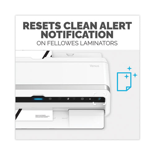 Image of FellowesÂ® Laminator Cleaning Sheets, 3 To 10 Mil, 8.5" X 11", White, 10/pack