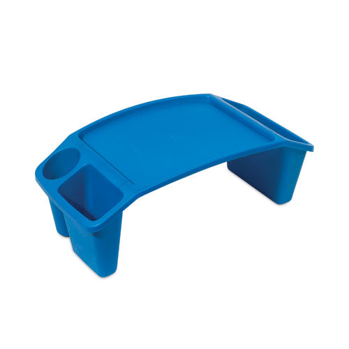 Image of deflecto® 39502BLU Antimicrobial Lap Desk, Rectangular, 23.35w x 12d x 8.53h, Blue
