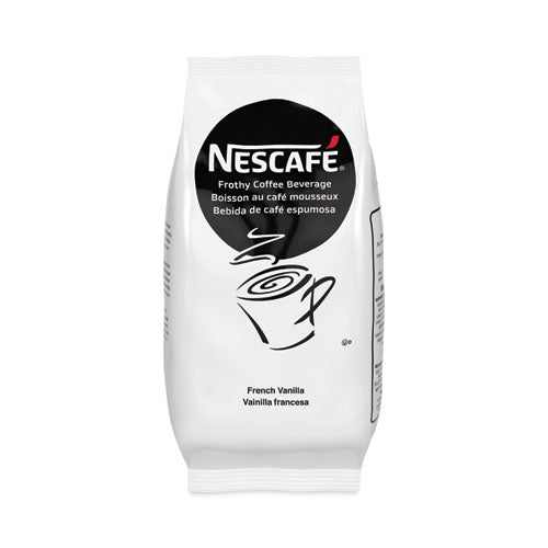 Image of Nescafe® 12025548 Frothy Coffee Beverage, French Vanilla, 2 Lb Bag, 6/Carton