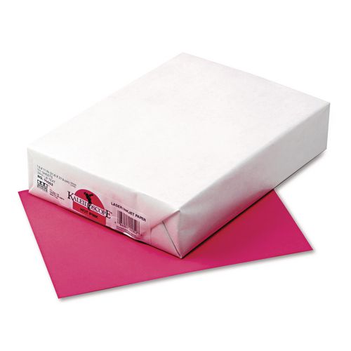 Image of Pacon® P102052 Kaleidoscope Multipurpose Colored Paper, 24 lb Bond Weight, 8.5 x 11, Hot Pink, 500/Ream