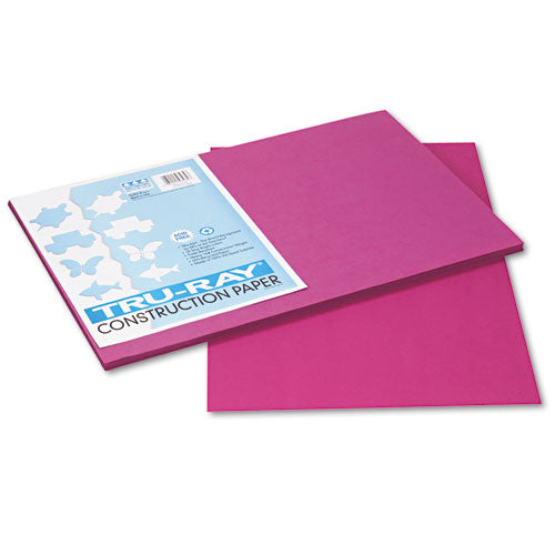Image of Pacon® P103032 Tru-Ray Construction Paper, 76 lb Text Weight, 12 x 18, Magenta, 50/Pack