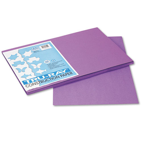 Image of Pacon® P103041 Tru-Ray Construction Paper, 76 lb Text Weight, 12 x 18, Violet, 50/Pack
