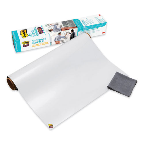 Image of Post-it® DEF3X2 Dry Erase Surface, Laminate Film, 36" x 7 mil x 24", White