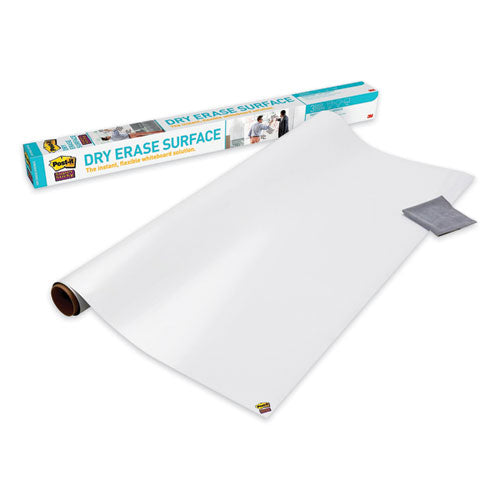 Image of Post-it® DEF6X4 Dry Erase Surface, Laminate Film, 72" x 7 mil x 48", White