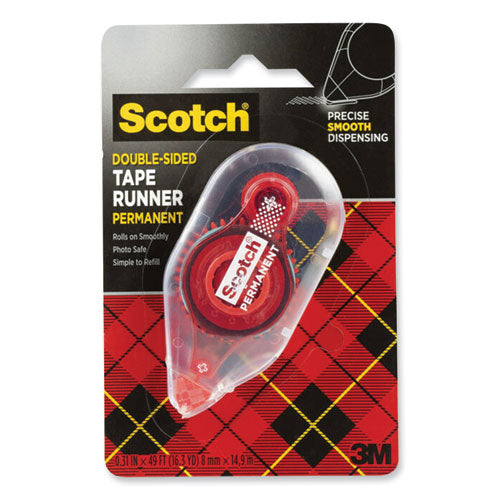 Image of Scotch® 6055 Tape Runner, 0.31" X 49 Ft, Dries Clear