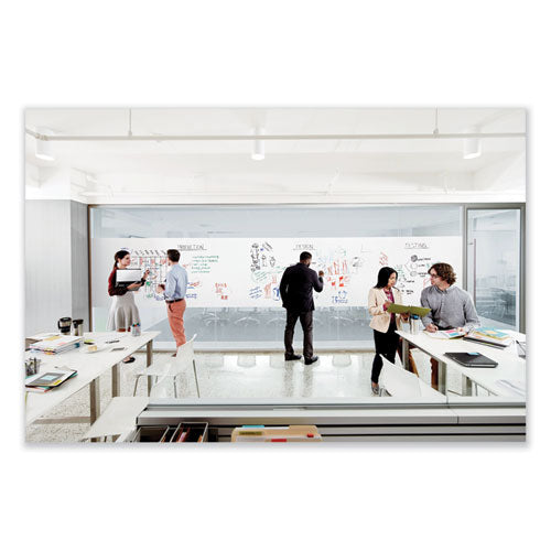 Image of Post-it® DEF4X3 Dry Erase Surface, Laminate Film, 48" x 7 mil x 36", White