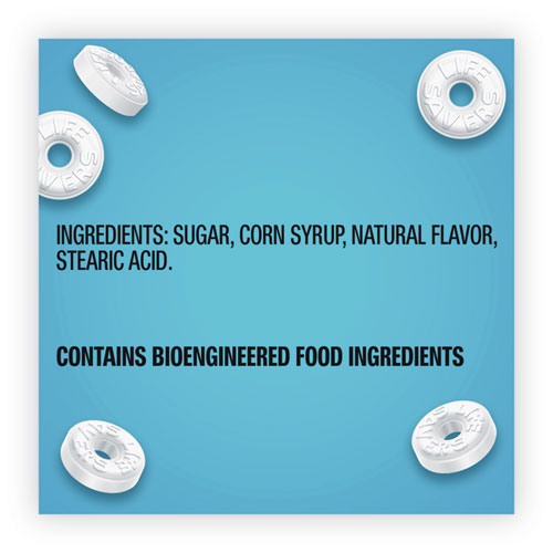 Image of LifeSavers® MMM29056 Hard Candy Mints, Pep-O-Mint, 44.93 oz Bag