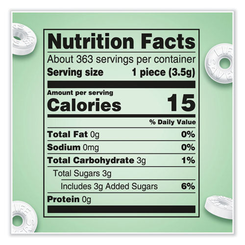 Image of LifeSavers® MMM29060 Hard Candy Mints, Wint-O-Green, 44.93 oz Bag